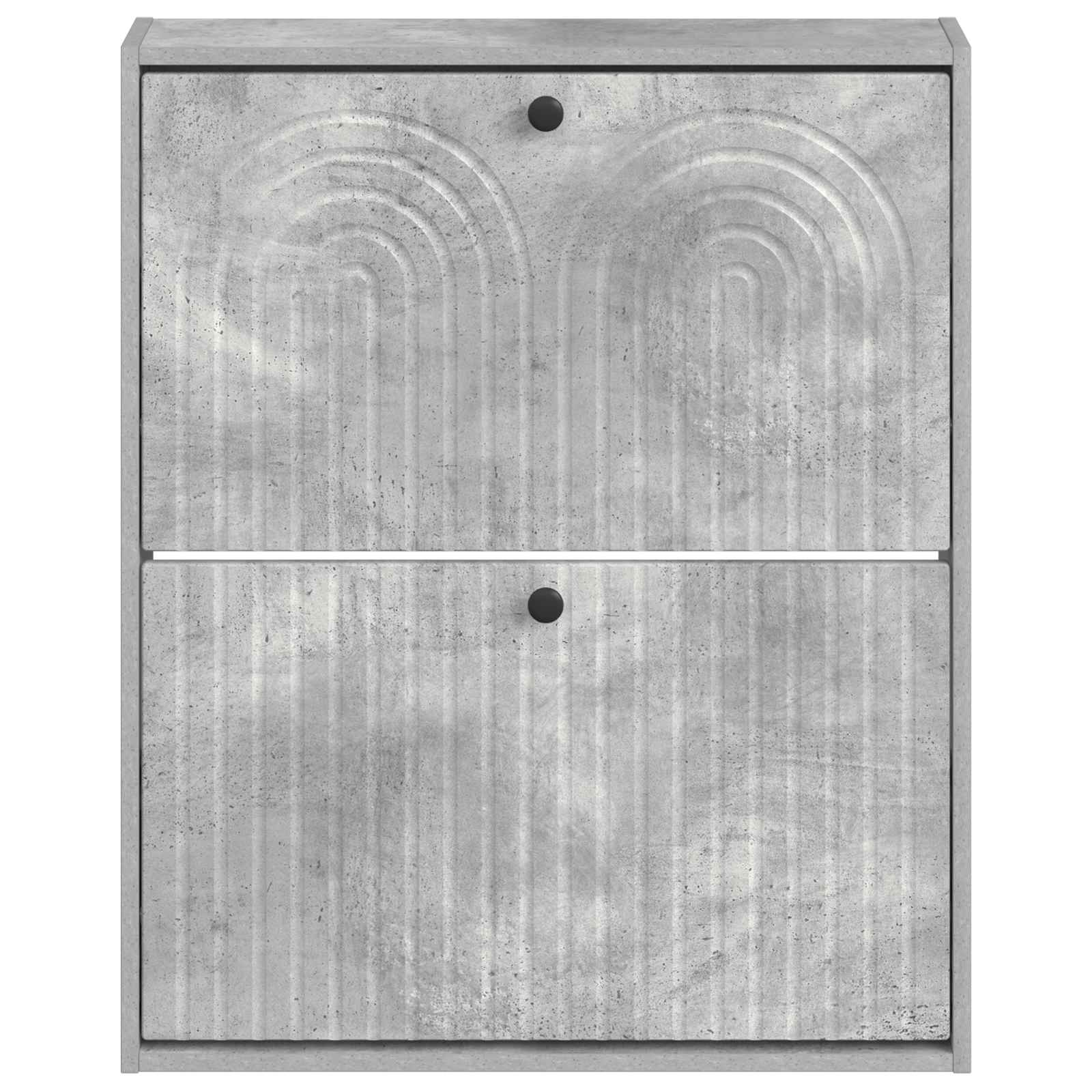 Wandgemonteerde Schoenkast ALKMAAR 71 x 17 x 86 cm Bewerkt hout image 3