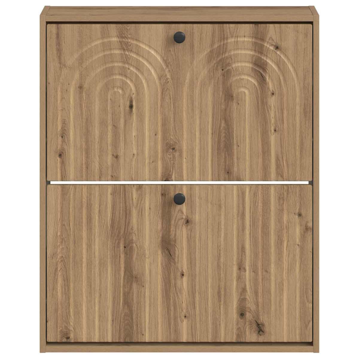 Vægmonteret Skoskab ALKMAAR 71 x 17 x 86 cm Konstrueret træ - Billede 4