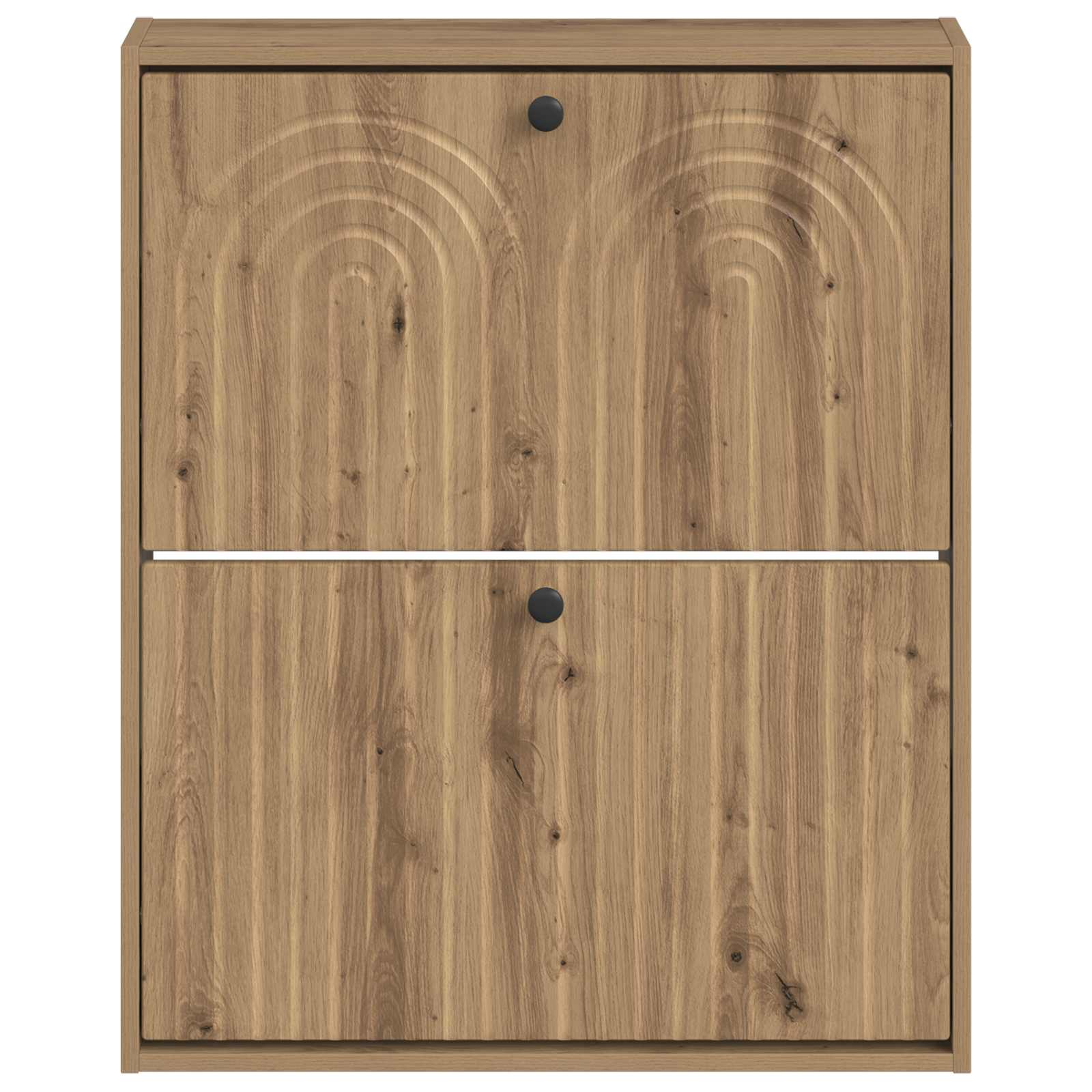 Wandgemonteerde Schoenkast ALKMAAR 71 x 17 x 86 cm Bewerkt hout image 4
