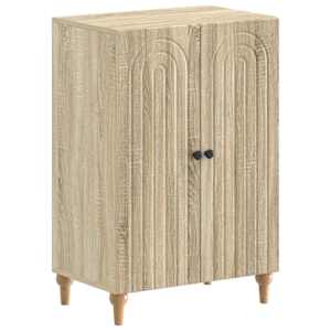 vidaXL Kinga kapp ALKMAAR 59,5 x 39,5 x 90 cm Tehispuit Sonoma tamm