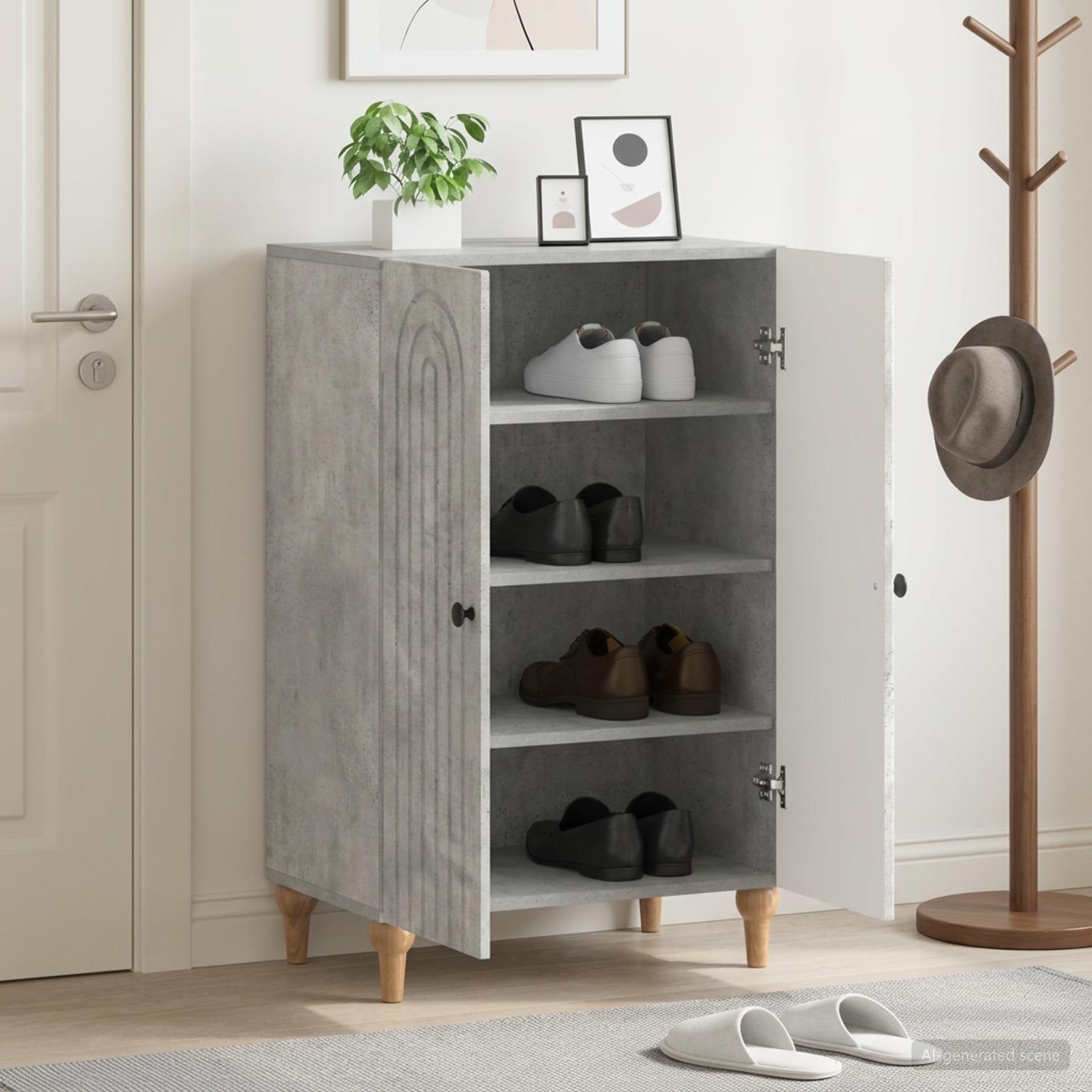Omara za čevlje ALKMAAR 59,5 x 39,5 x 90 cm Inženirski les