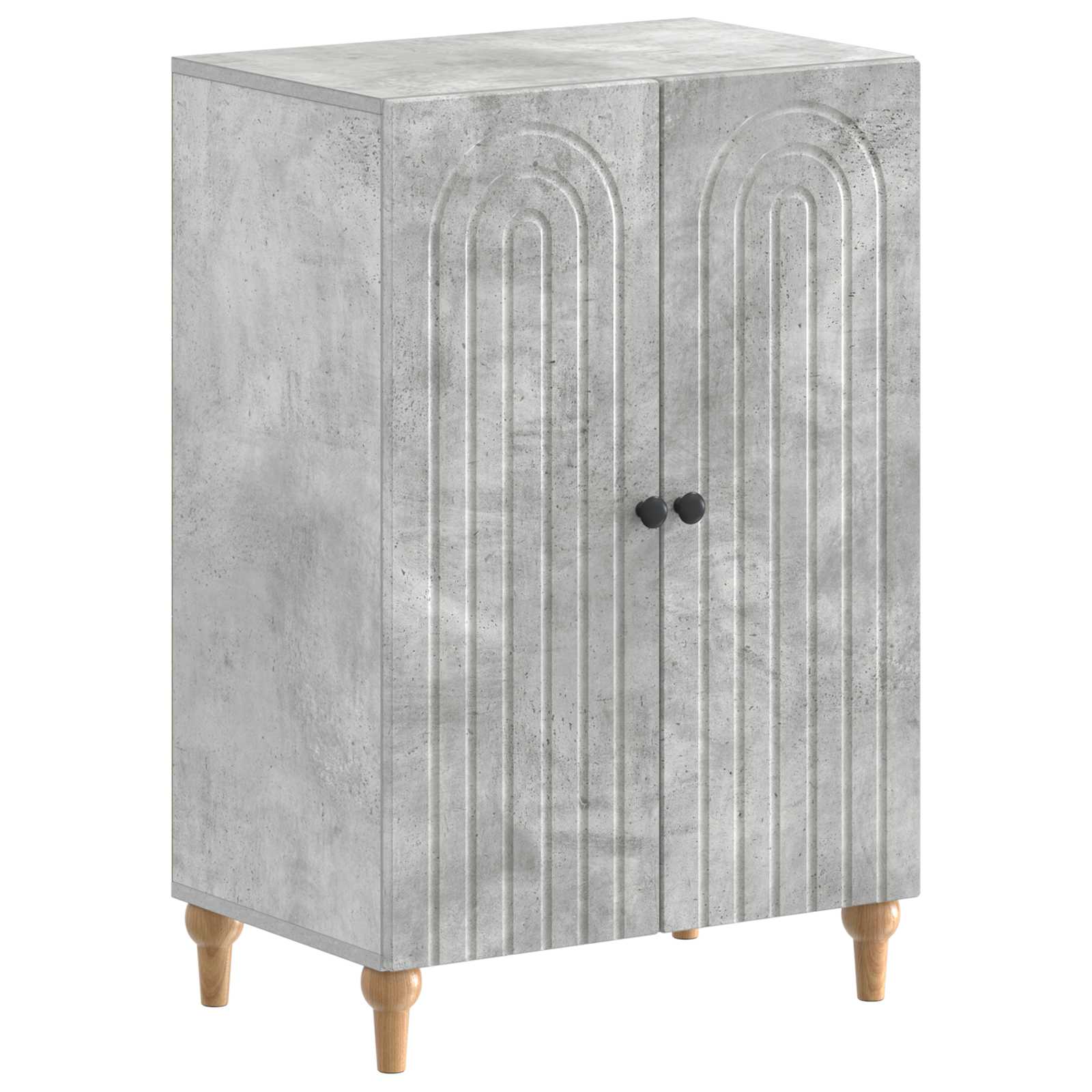 Schoenenkast ALKMAAR 59,5 x 39,5 x 90 cm Bewerkt hout image 1
