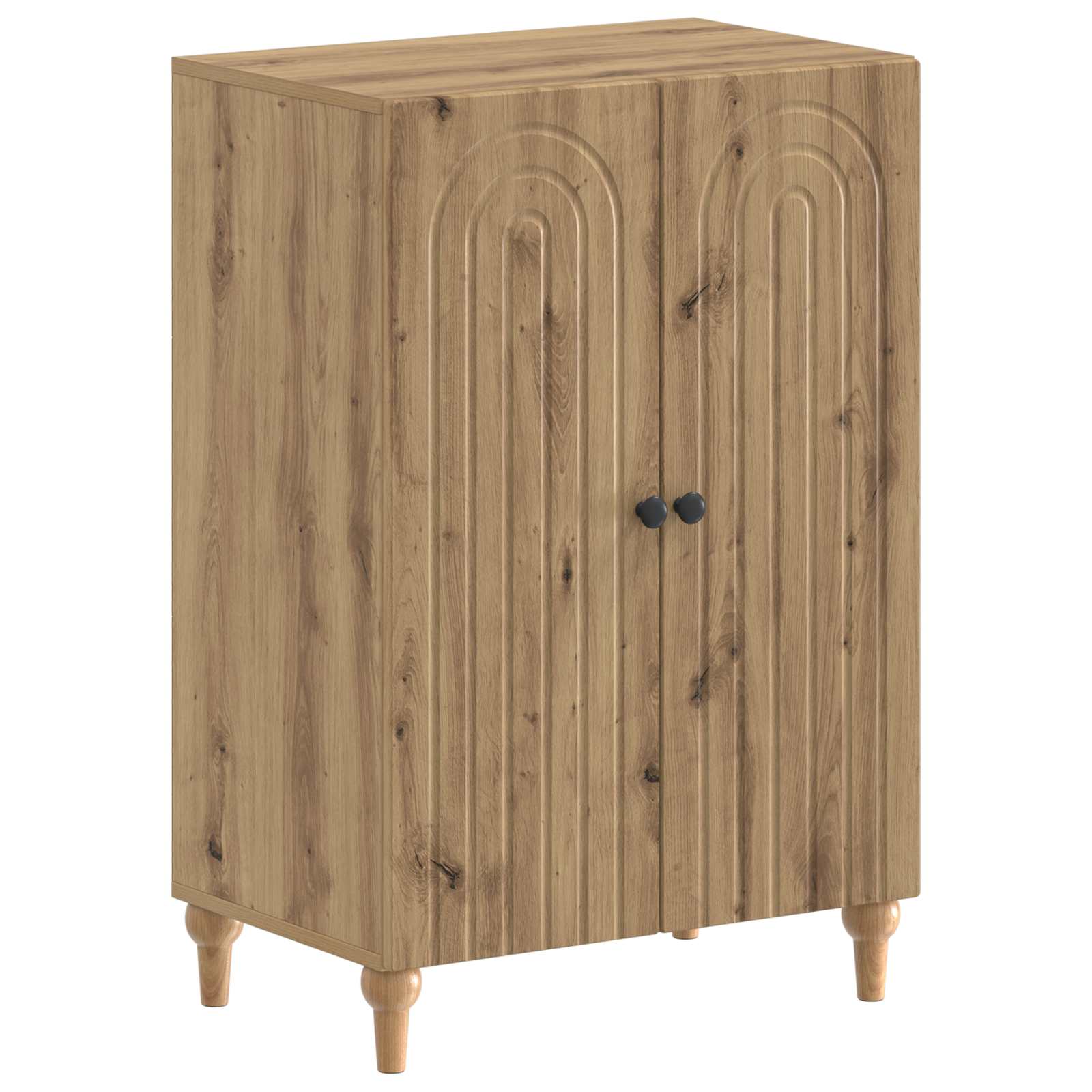 Schoenenkast ALKMAAR 59,5 x 39,5 x 90 cm Bewerkt hout image 1