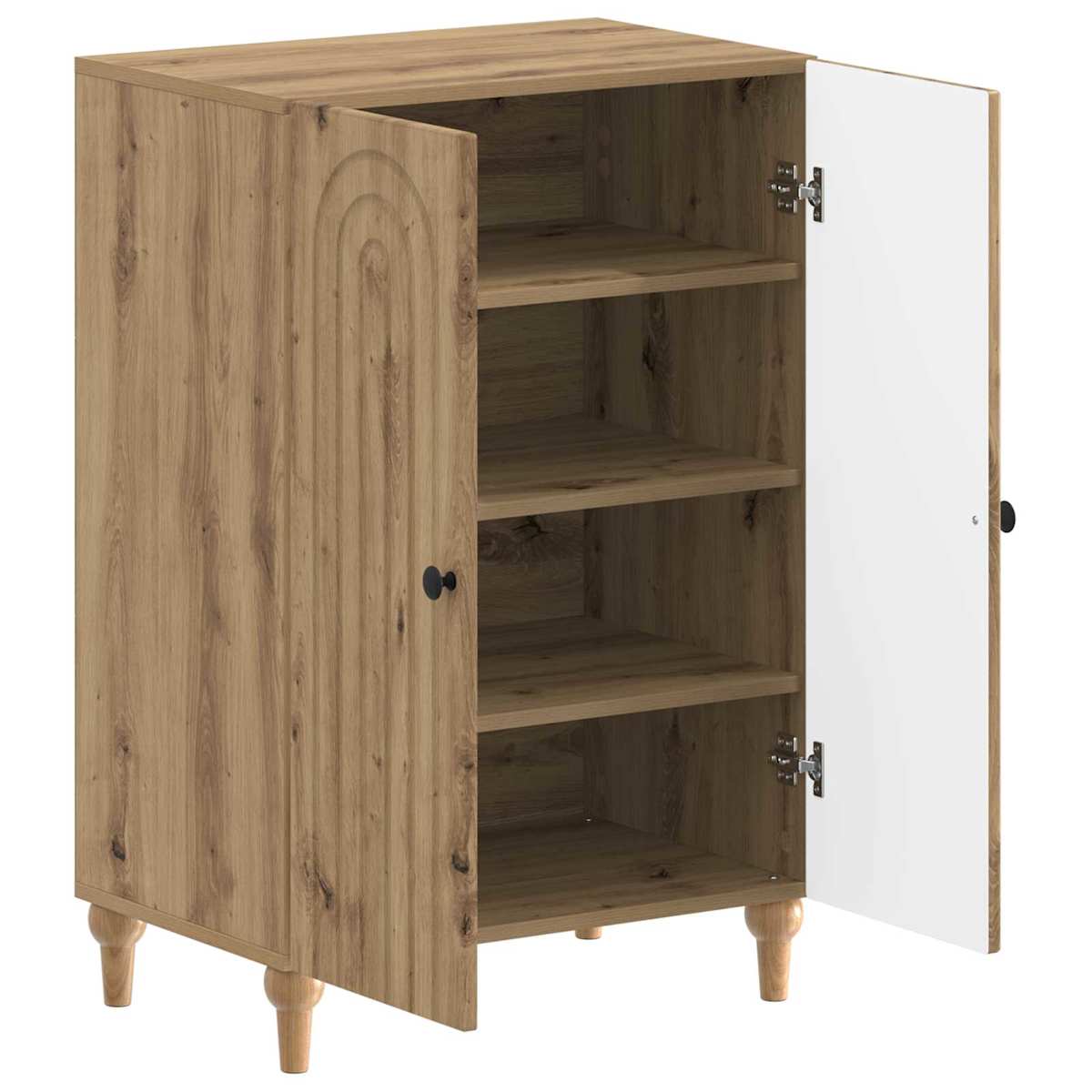 Sko skab ALKMAAR 59,5 x 39,5 x 90 cm Konstrueret træ - Billede 3