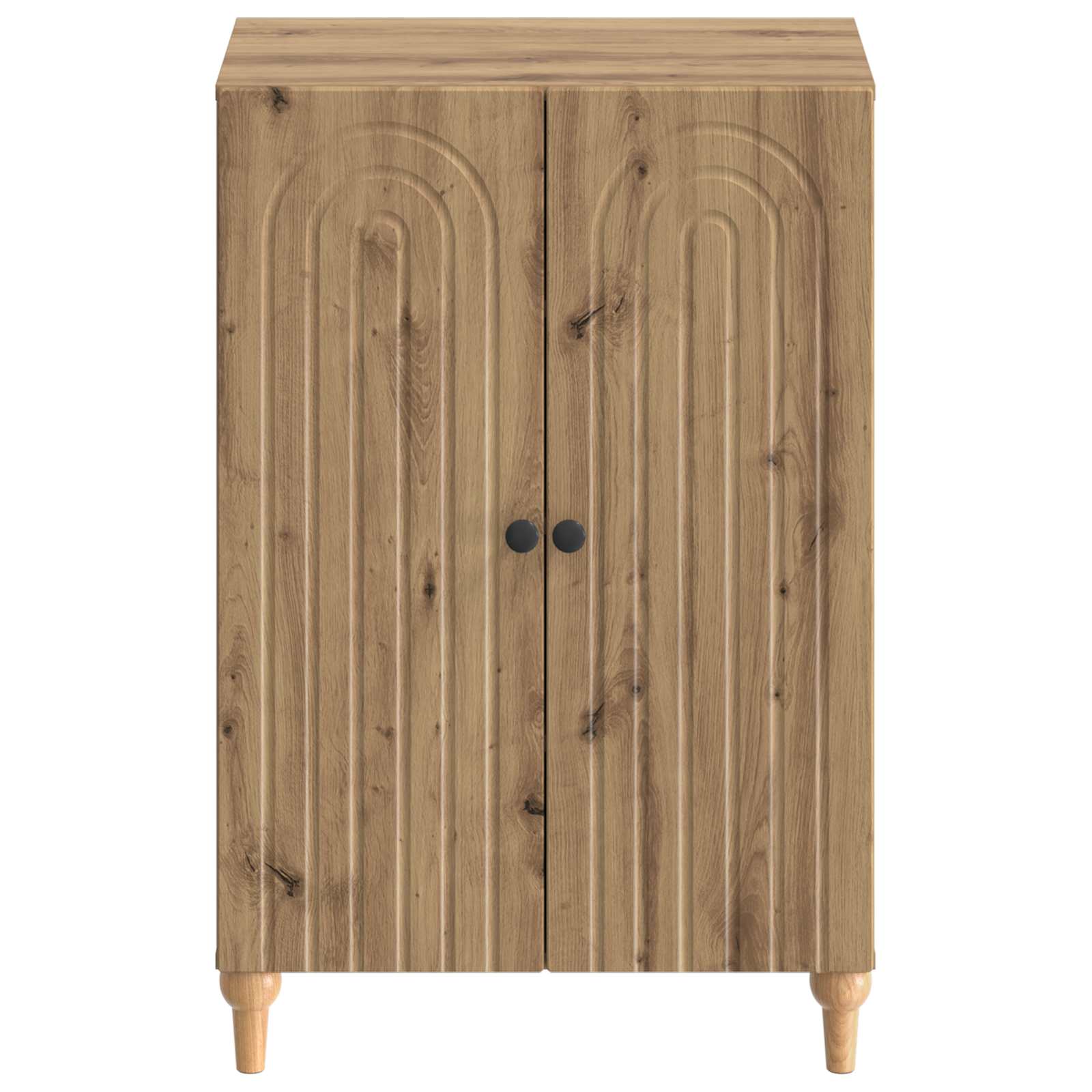 Schoenenkast ALKMAAR 59,5 x 39,5 x 90 cm Bewerkt hout image 3