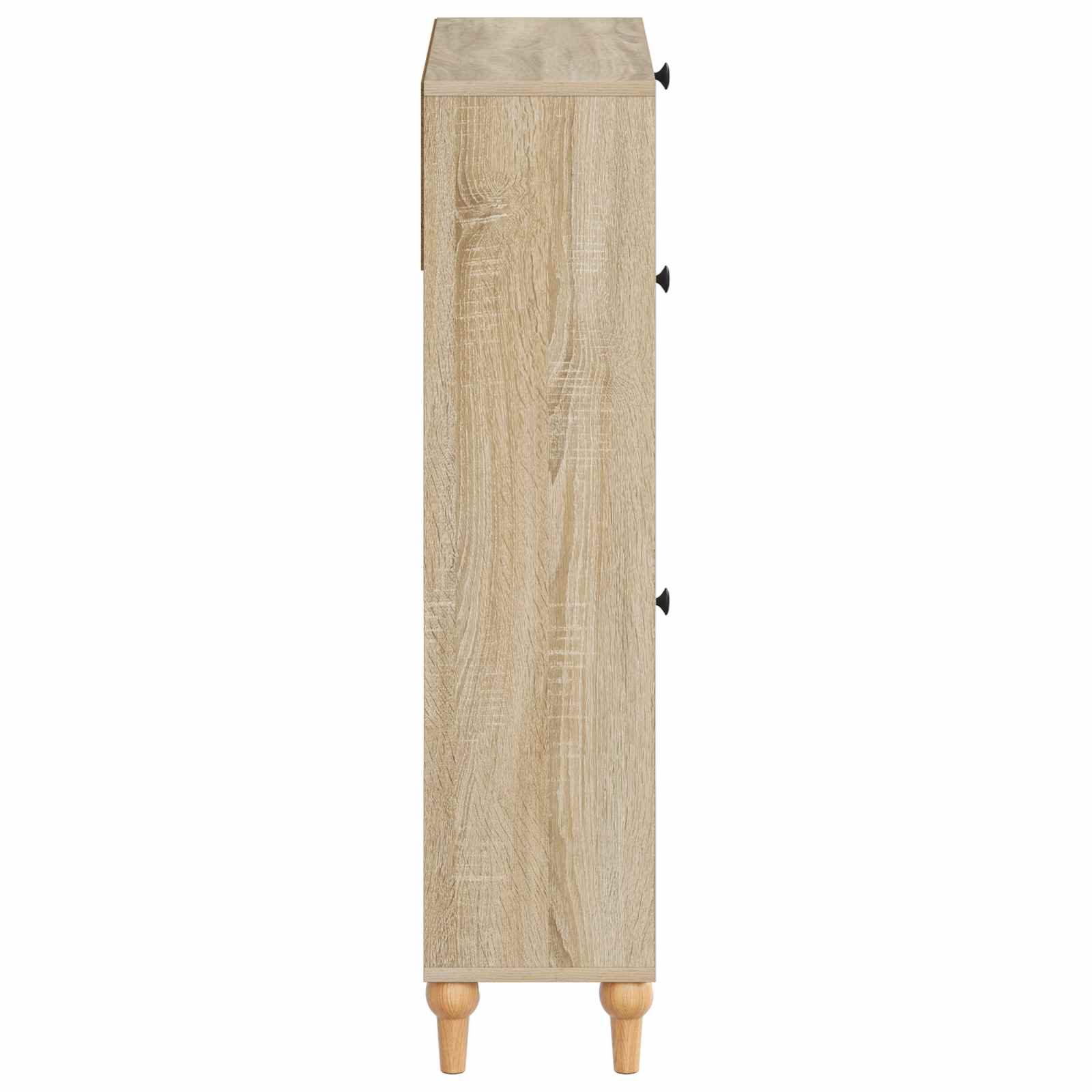 Schoenenkast ALKMAAR 78 x 24 x 103 cm Bewerkt hout Sonoma Eiken image 4