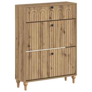 vidaXL Kinga kapp ALKMAAR 78 x 24 x 103 cm Tehispuit Artisan tamm