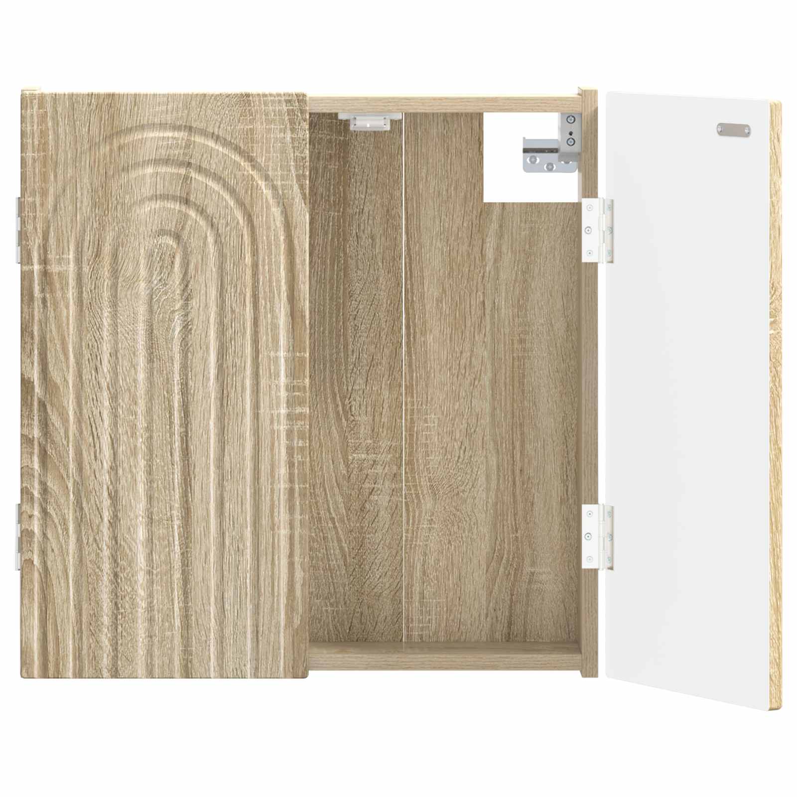 vidaXL Skříň na terče ALKMAAR Dub sonoma 52,5 x 10,5 x 53,5 cm