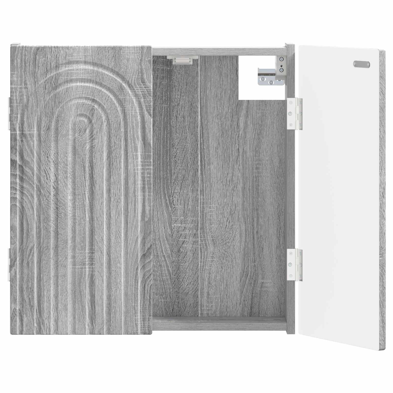 vidaXL Skříň na terče ALKMAAR Šedý Sonoma 52,5 x 10,5 x 53,5 cm