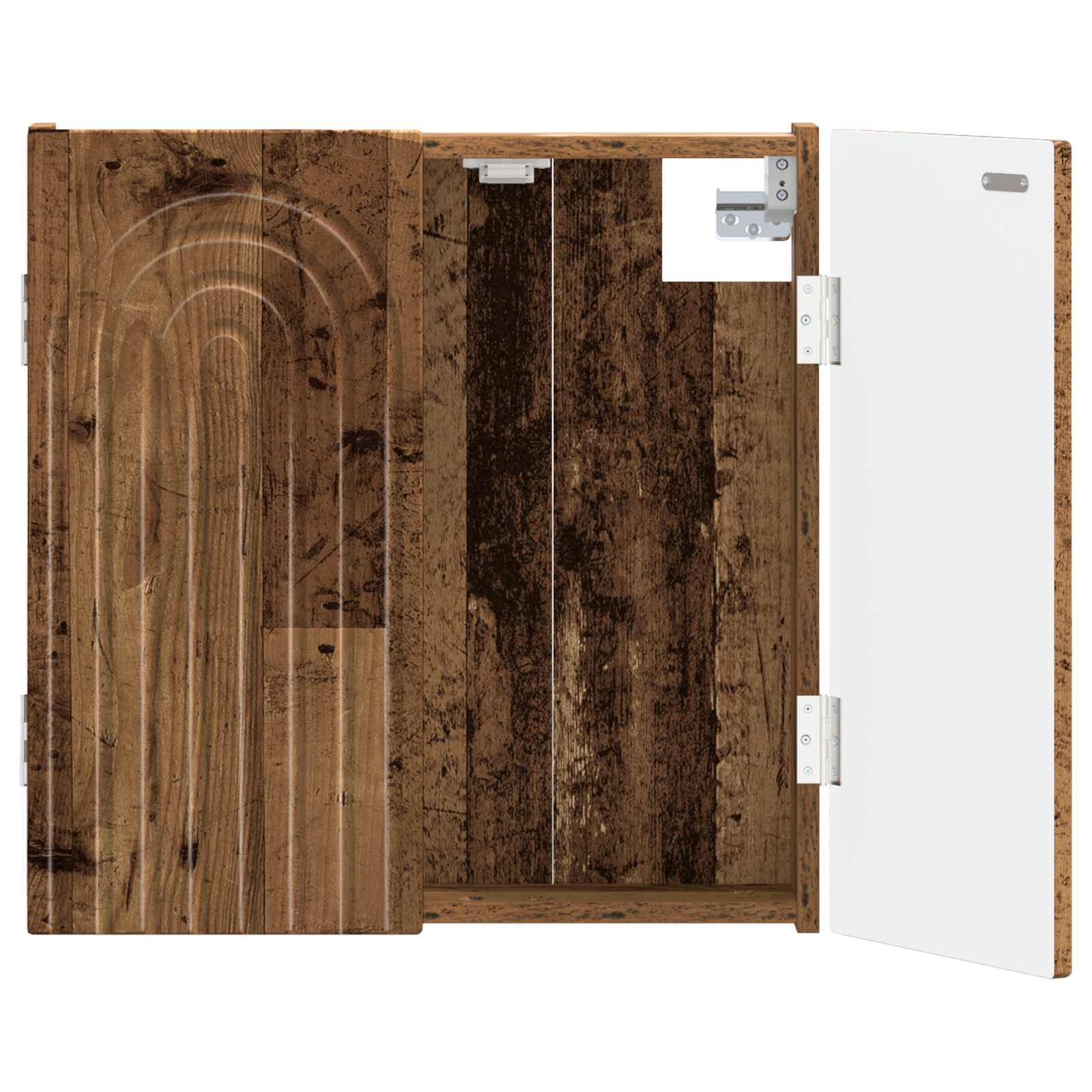 vidaXL Skříň na terče ALKMAAR Staré dřevo 52,5 x 10,5 x 53,5 cm