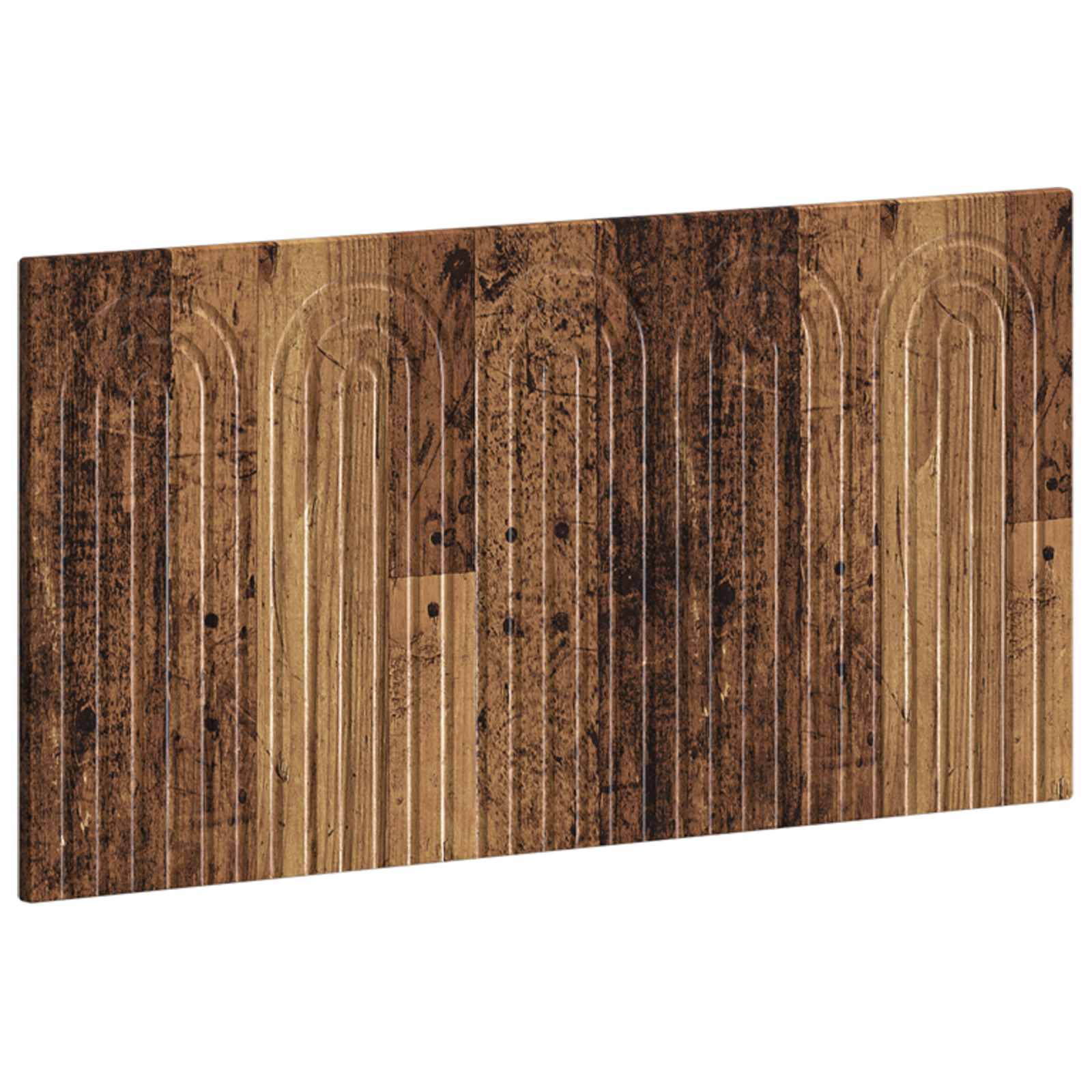 Wandgemonteerd Hoofdeinde ALKMAAR Oud hout Bewerkt hout – afbeelding 1
