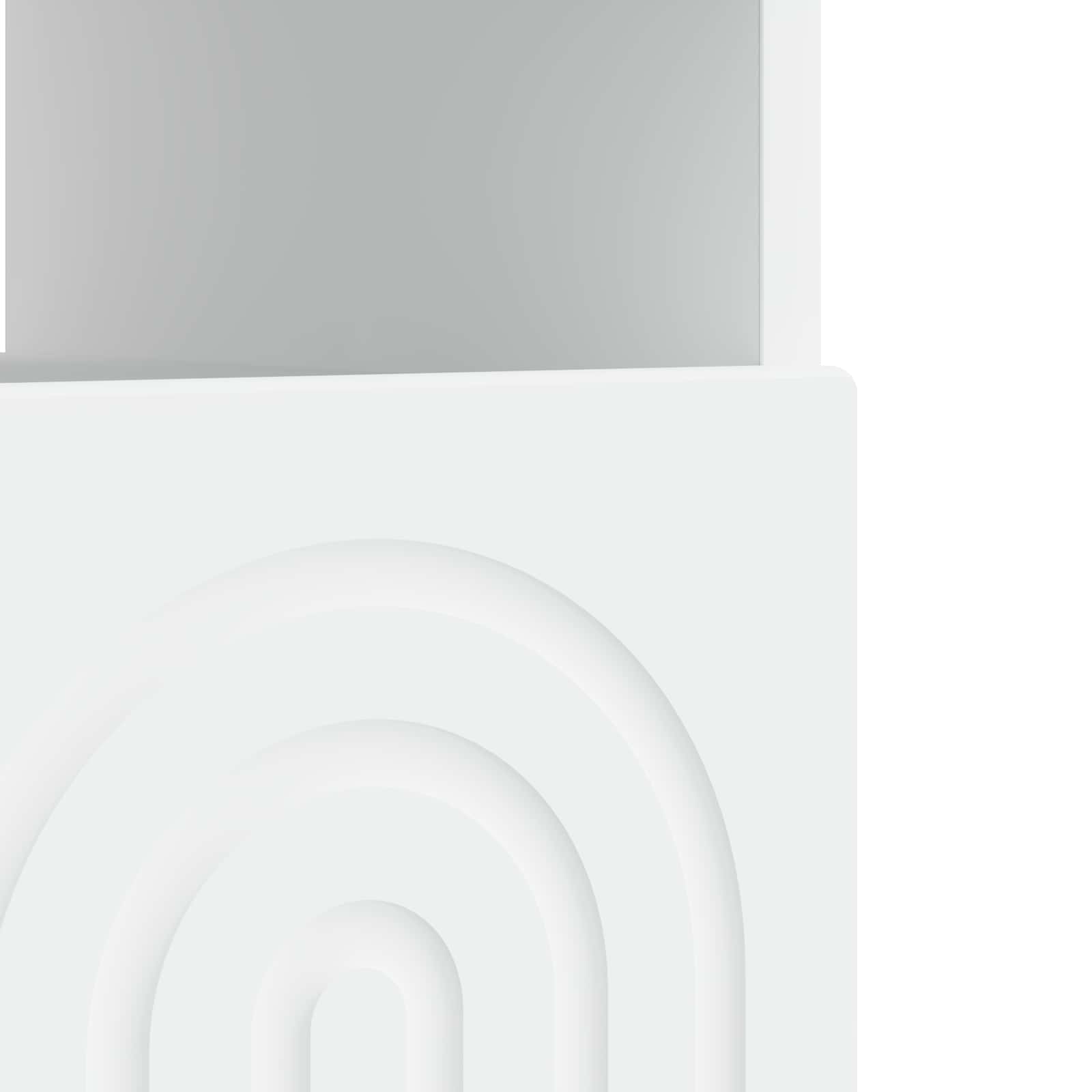 LED TV-kaappi valkoinen Tekninen puu - Image 7