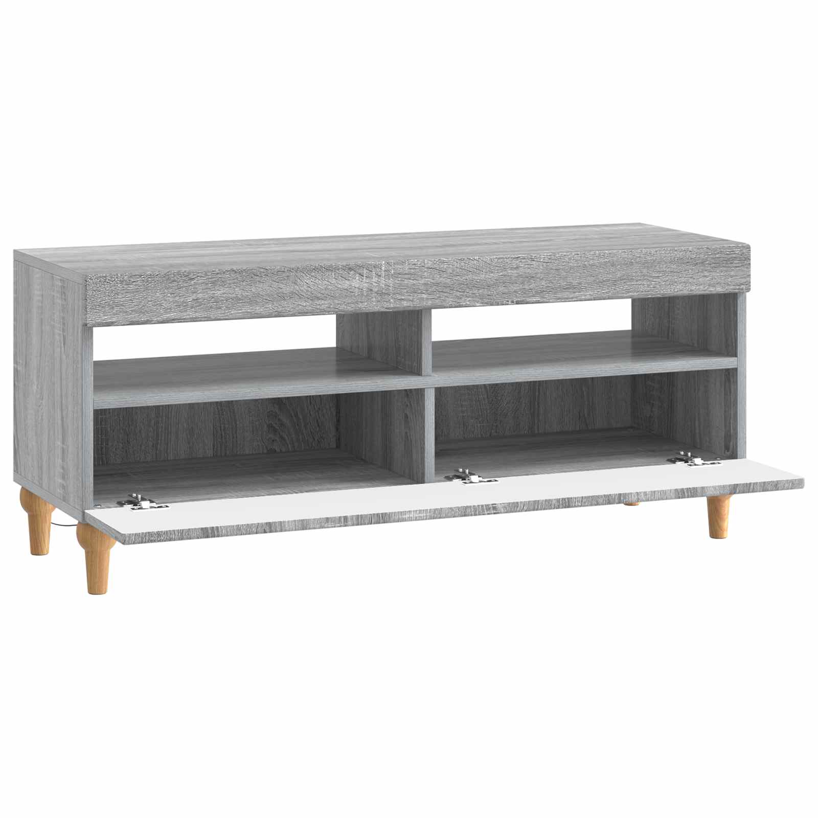 LED TV-kaappi Harmaa Sonoma Tekninen puu - Image 3
