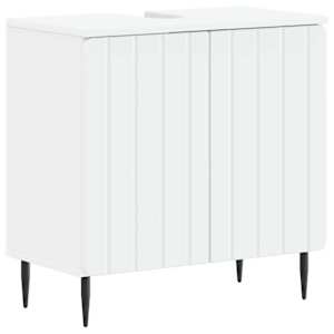 vidaXL Vannitoa kraanikausi kapp ZWOLLE Valge 59,5 x 31,5 x 59 cm