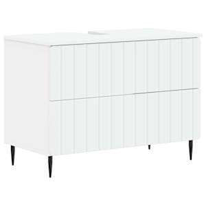 vidaXL Vannitoa kraanikausi kapp ZWOLLE Valge 82 x 41 x 58,5 cm
