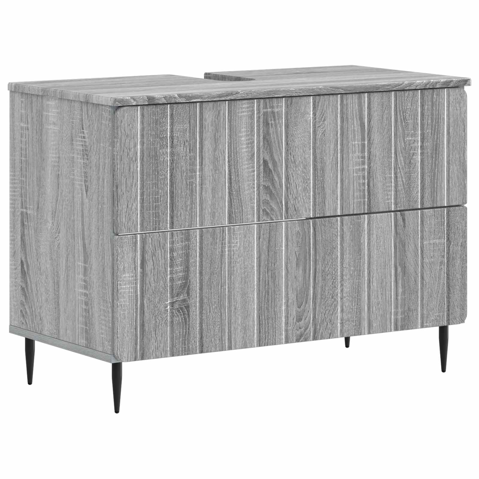 Kylpyhuoneen allaskaappi ZWOLLE Harmaa Sonoma 82 x 41 x 58,5 cm
