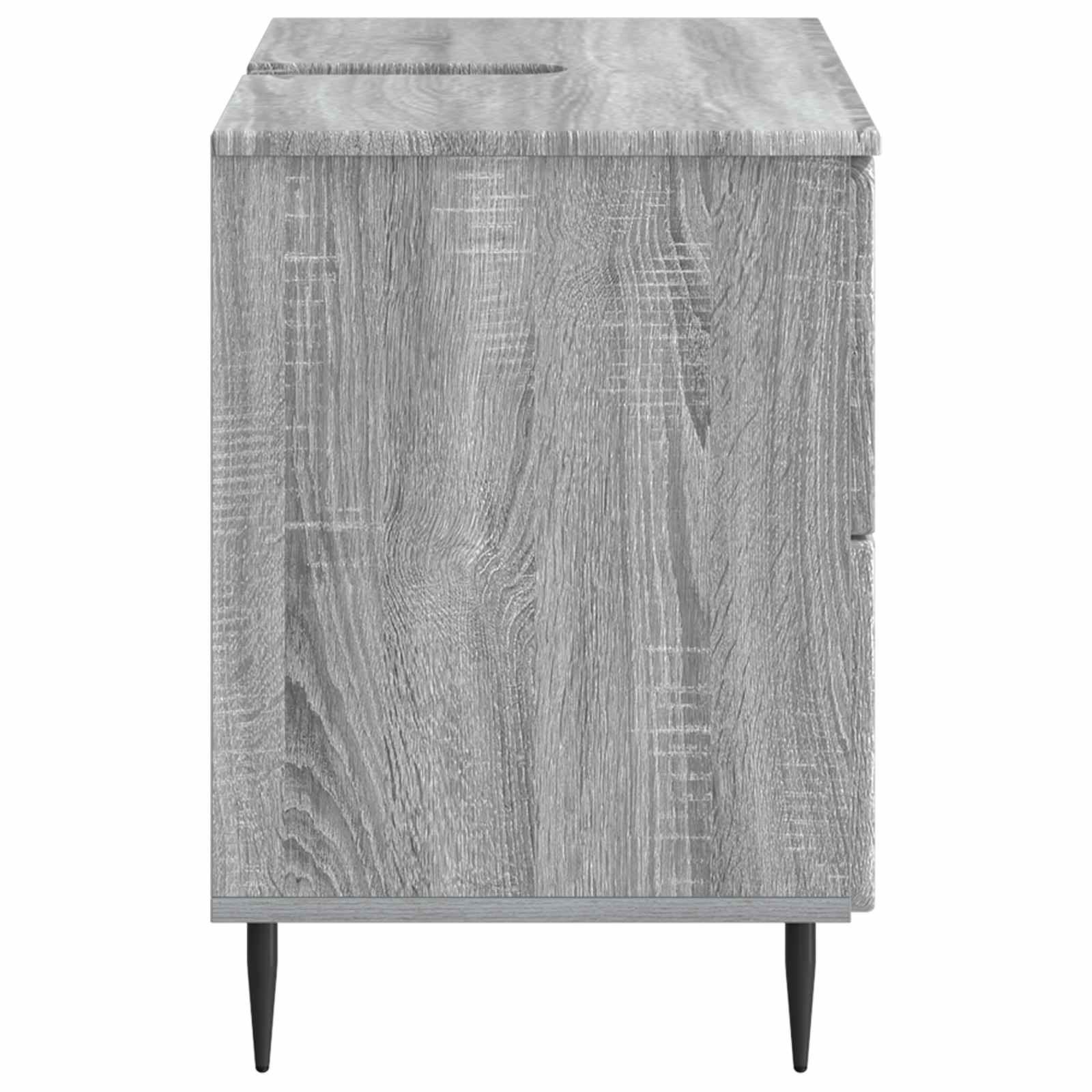 Kylpyhuoneen allaskaappi ZWOLLE Harmaa Sonoma 82 x 41 x 58,5 cm - Image 4