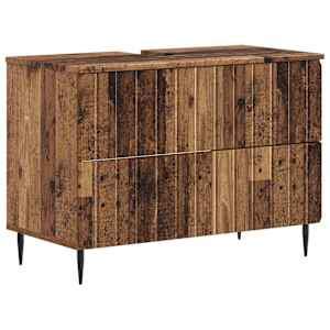 vidaXL Vannitoa kraanikausi kapp ZWOLLE Vana puit 82 x 41 x 58,5 cm