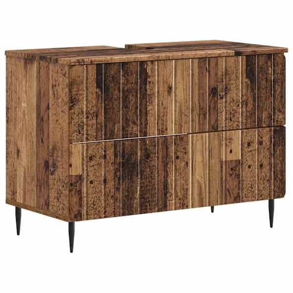 vidaXL Vannitoa kraanikausi kapp ZWOLLE Vana puit 82 x 41 x 58,5 cm