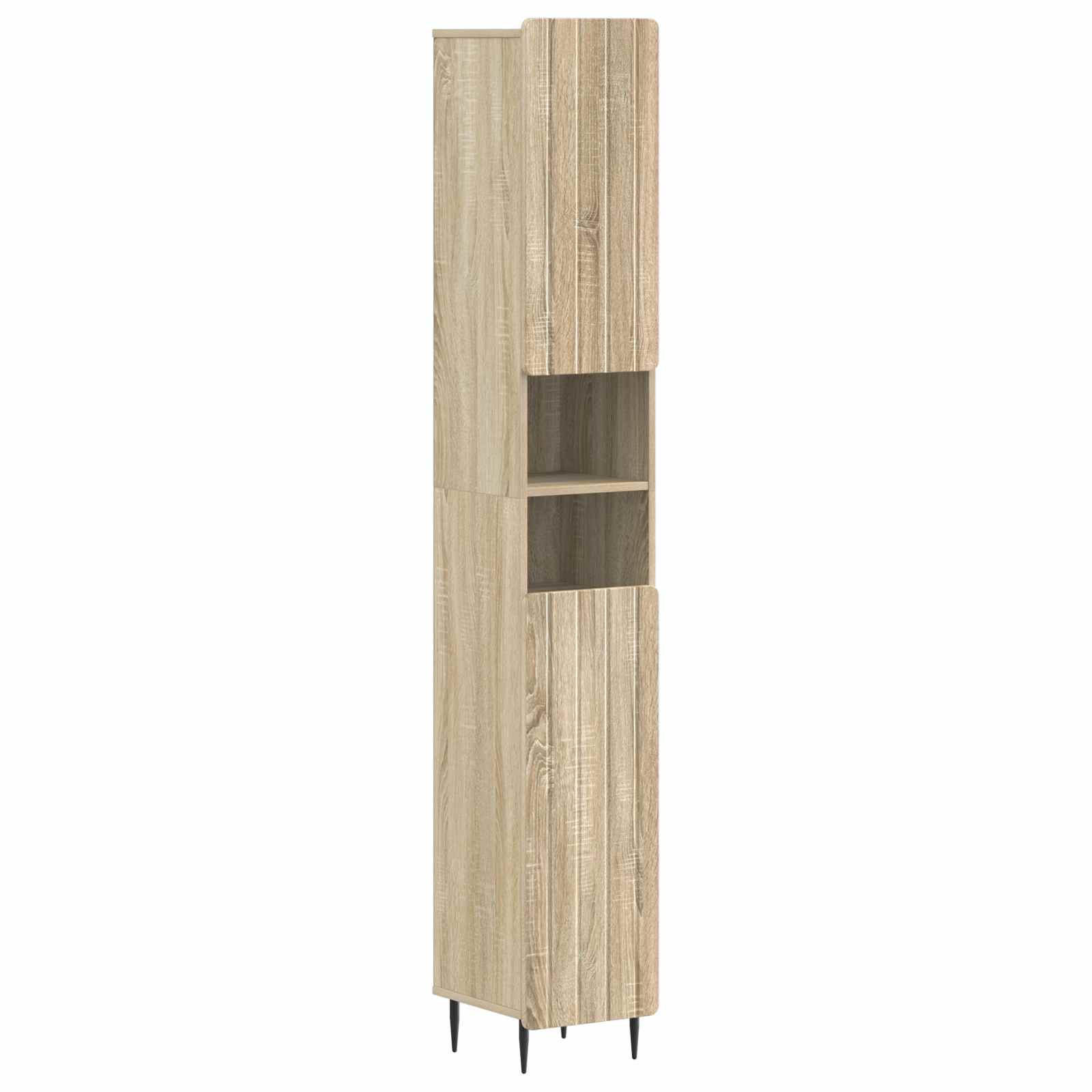 Badkamerkast met Open Plank ZWOLLE Sonoma Eiken – afbeelding 1