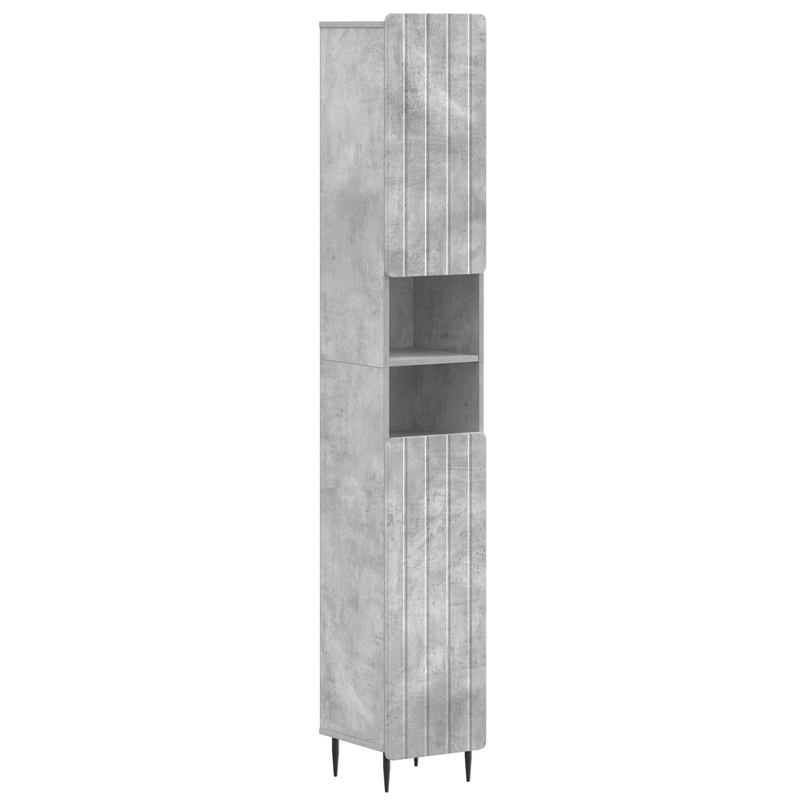 Badkamerkast met Open Plank ZWOLLE Betongrijs – afbeelding 1