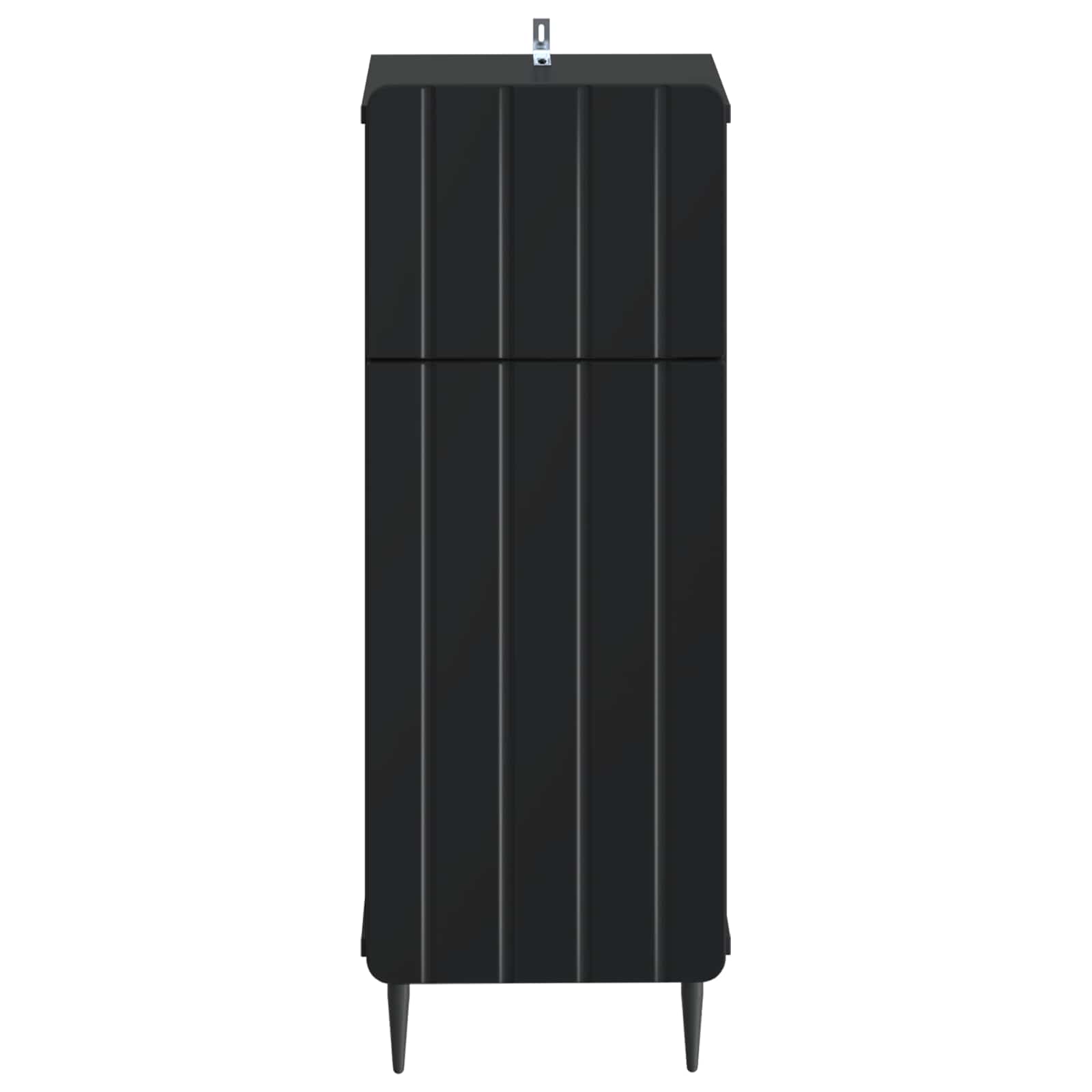 Шкаф за баня ZWOLLE Черно 30 x 31 x 79,5 см Инженерна дървесина — изображение 3