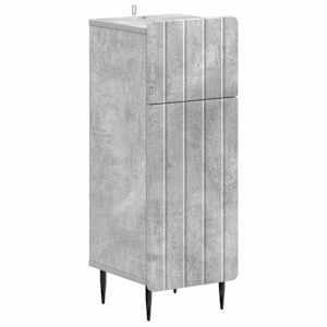 vidaXL Vannitoa hoiukapp ZWOLLE Betoonhall 30 x 31 x 79,5 cm Tehispuit