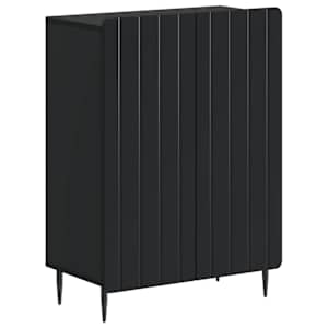 vidaXL Vannitoa hoiukapp ZWOLLE Must 59,5 x 31 x 79,5 cm Tehispuit