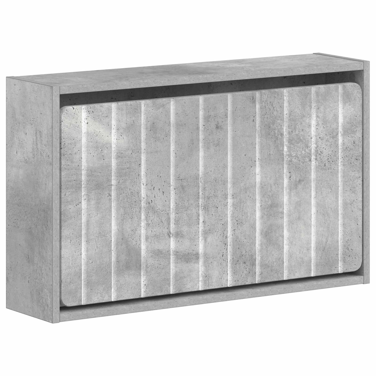 Wandgemonteerde Schoenkast ZWOLLE 71 x 17 x 43 cm Bewerkt hout image 1