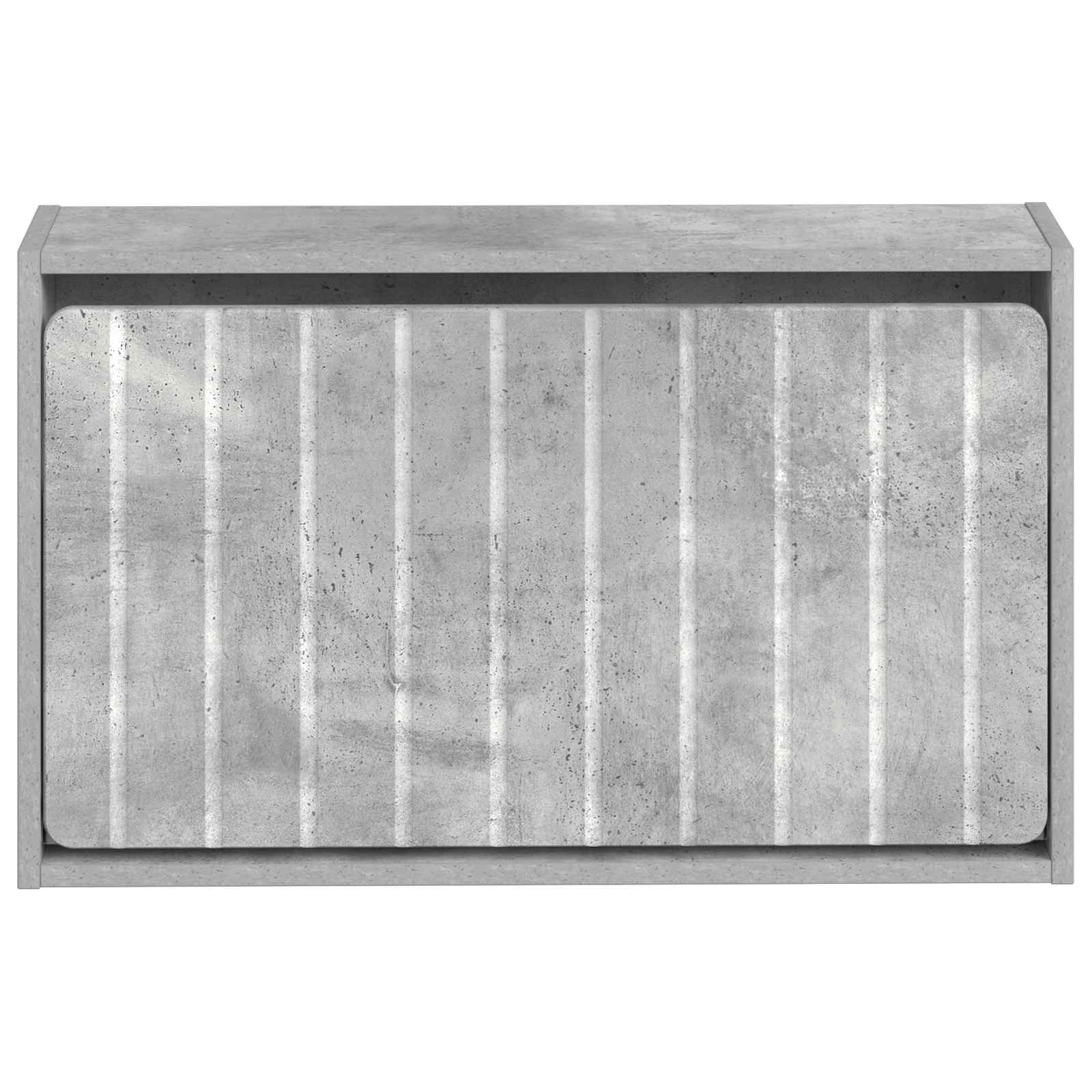 Wandgemonteerde Schoenkast ZWOLLE 71 x 17 x 43 cm Bewerkt hout image 3