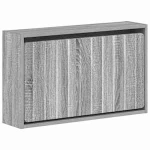 vidaXL Seinale kinnitatav jalan&otilde;ude kapp ZWOLLE 71 x 17 x 43 cm
