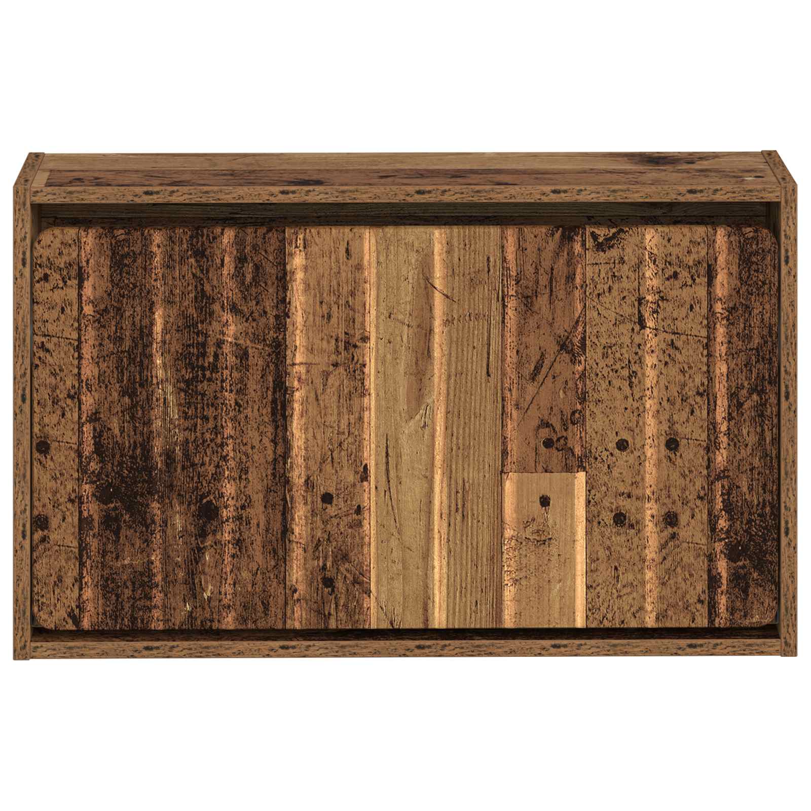 Wandgemonteerde Schoenkast ZWOLLE 71 x 17 x 43 cm Bewerkt hout image 3