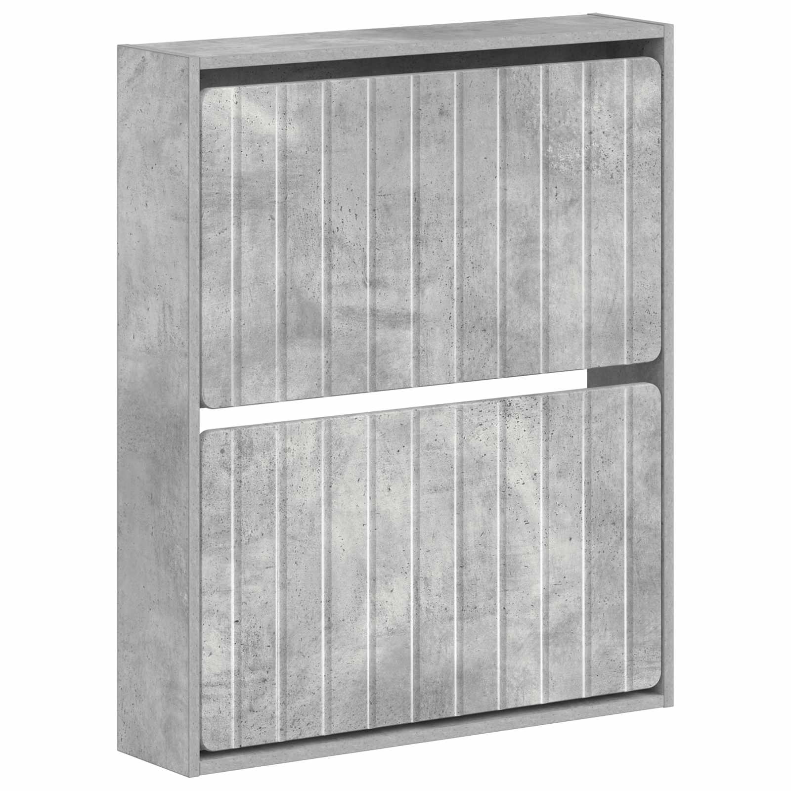 Wandgemonteerde Schoenkast ZWOLLE 71 x 17 x 86 cm Bewerkt hout image 1
