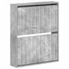 vidaXL Seinale kinnitatav jalan&otilde;ude kapp ZWOLLE 71 x 17 x 86 cm
