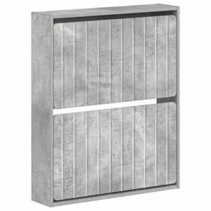 vidaXL Seinale kinnitatav jalan&otilde;ude kapp ZWOLLE 71 x 17 x 86 cm