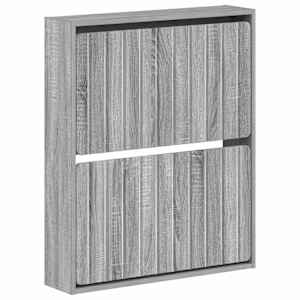 vidaXL Seinale kinnitatav jalan&otilde;ude kapp ZWOLLE 71 x 17 x 86 cm