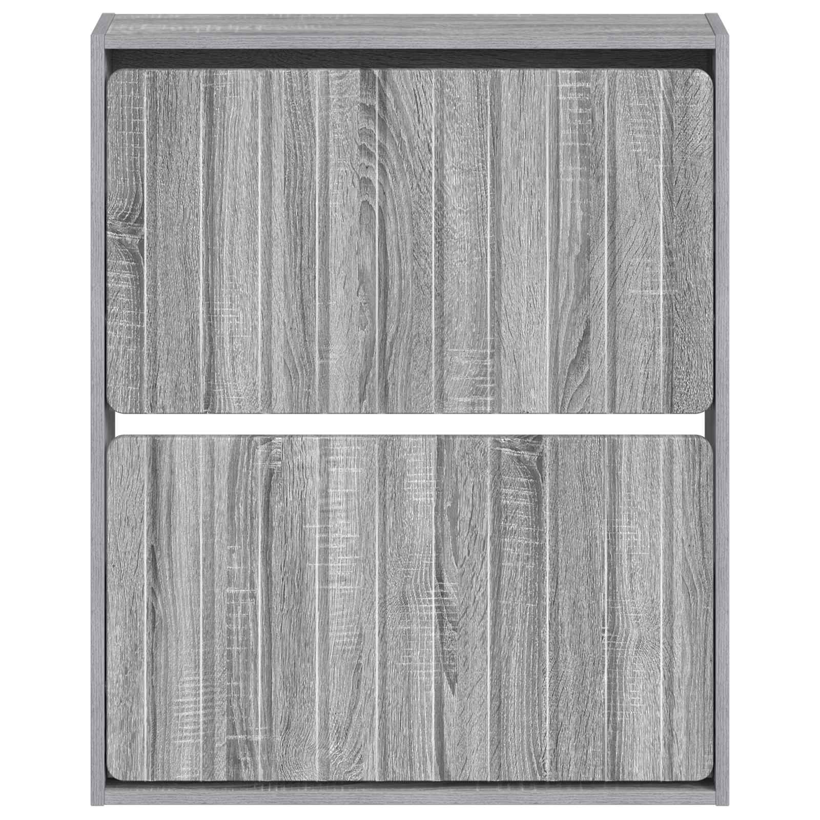 Wandgemonteerde Schoenkast ZWOLLE 71 x 17 x 86 cm Bewerkt hout image 3