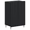 vidaXL Kinga kapp ZWOLLE 59,5 x 39,5 x 91,5 cm Tehispuit Must
