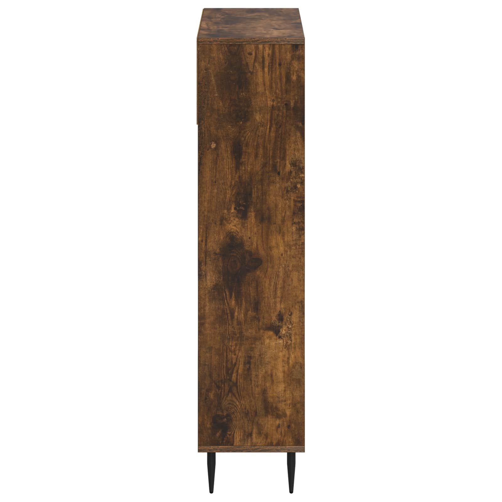 Schoenenkast ZWOLLE 78 x 24 x 103 cm Bewerkt hout Gerookt eiken image 4