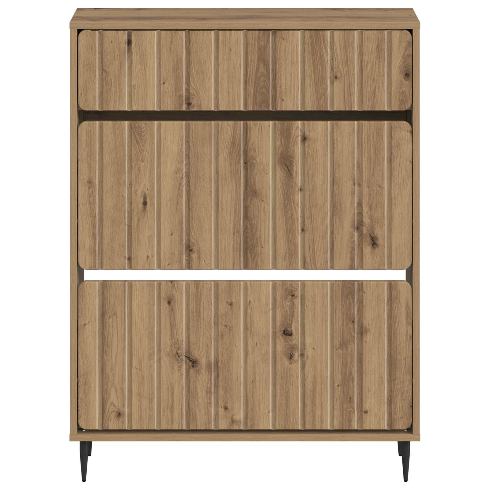 Schoenenkast ZWOLLE 78 x 24 x 103 cm Bewerkt hout image 3