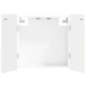 vidaXL Dartboardi kapp ZWOLLE Valge 52,5 x 10,5 x 57,5 cm Tehispuit