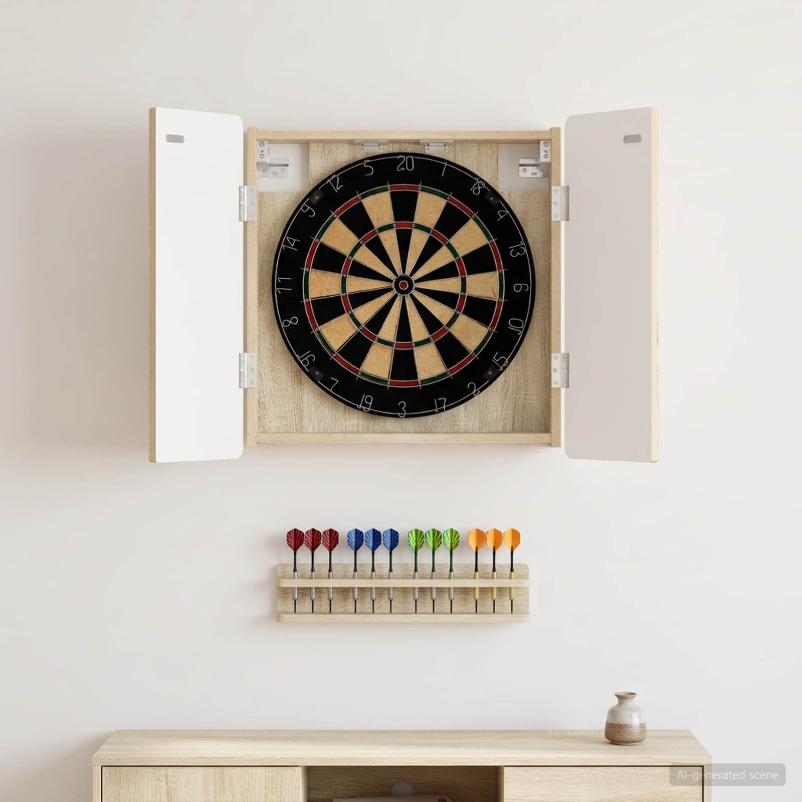 Omara za tarče ZWOLLE Sonoma hrast 52,5 x 10,5 x 57,5 cm