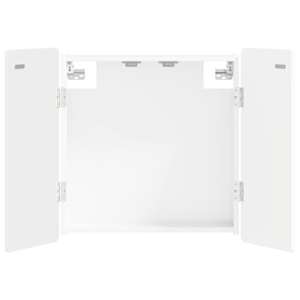 vidaXL Dartboardi kapp ZWOLLE K&otilde;rgl&auml;ikega valge 52,5 x 10,5 x 57,5 cm