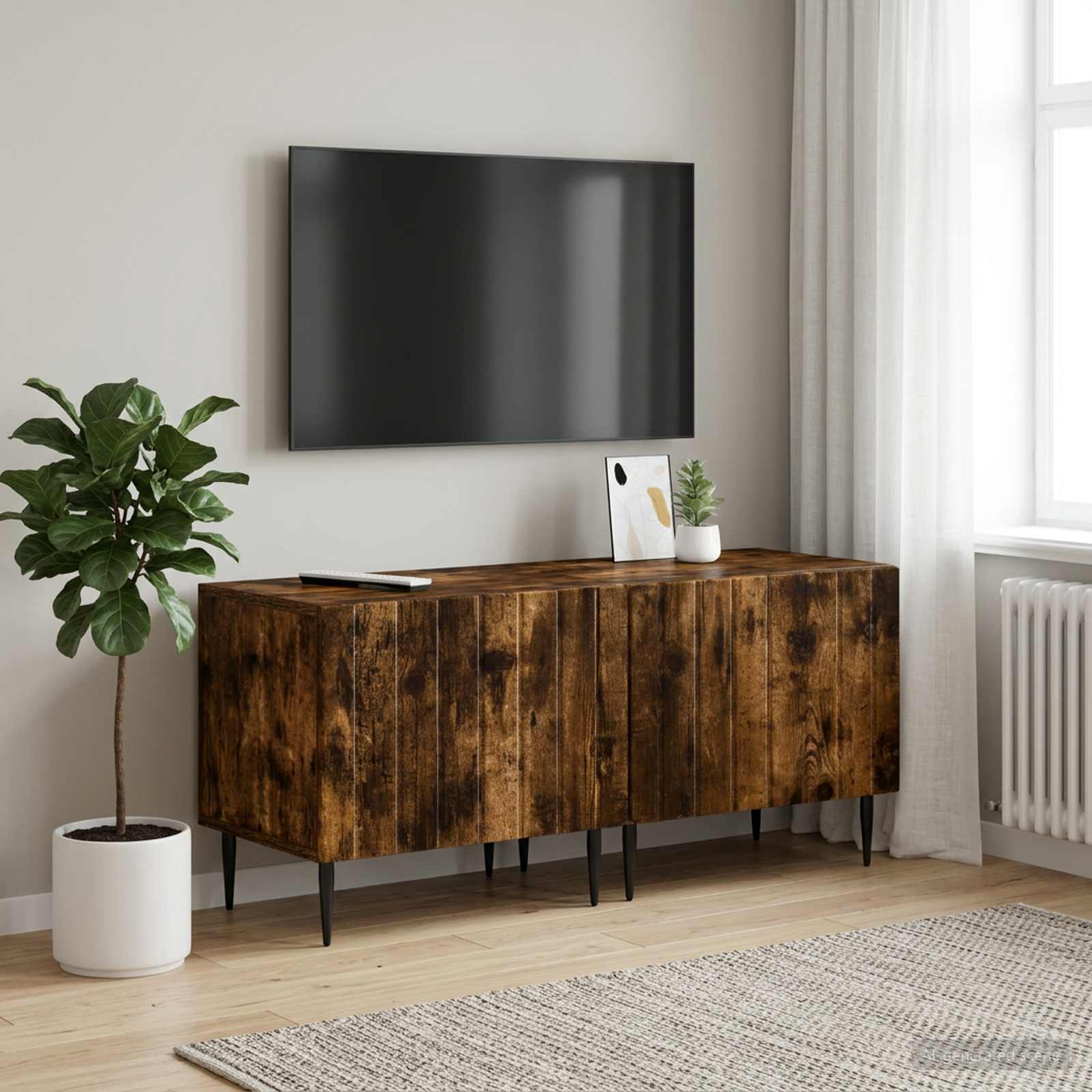 TV-kaappi Savutammi Tekninen puu