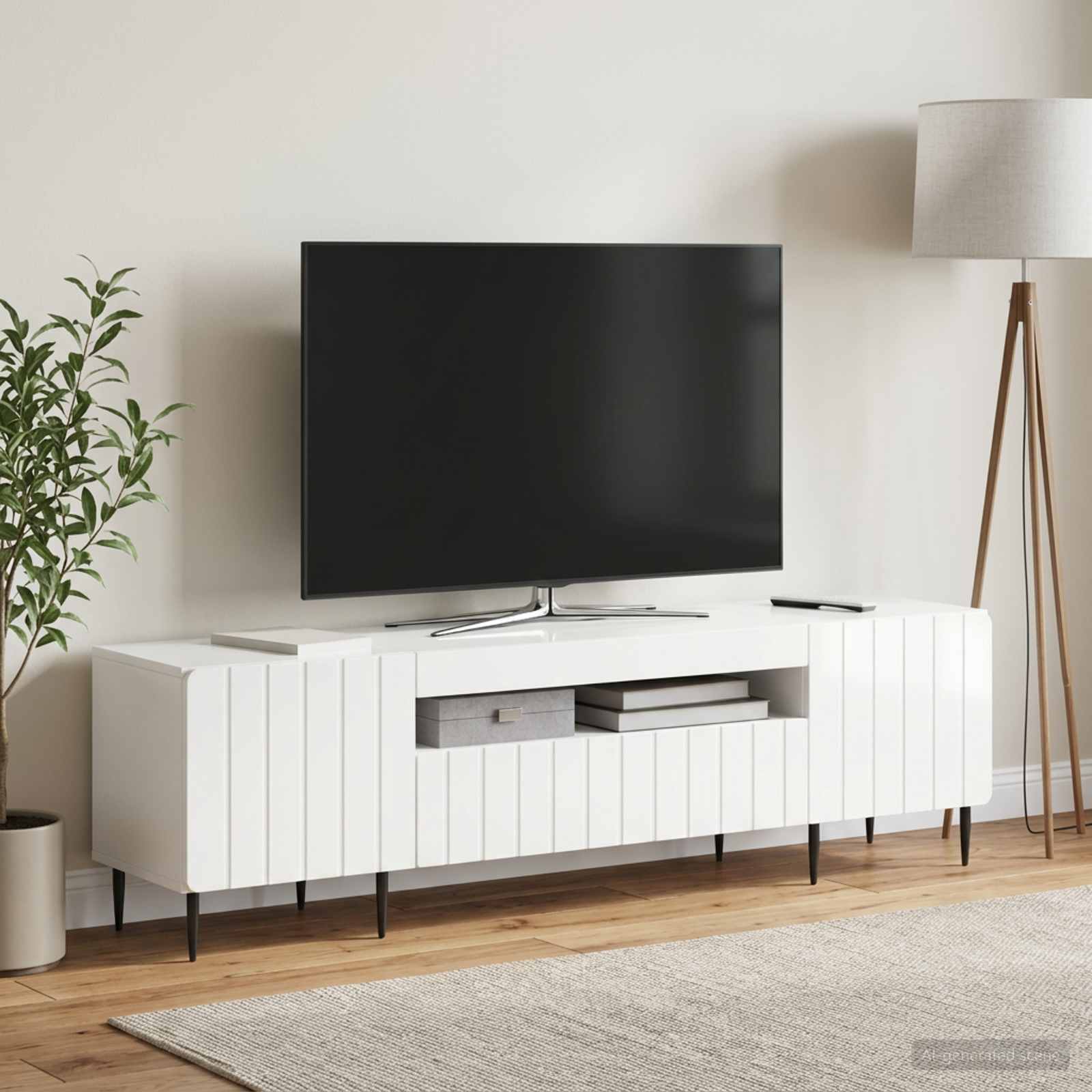 LED TV-kaappi ZWOLLE 153 x 35 x 43 cm - Image 4