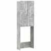 vidaXL Tualettkabinet ZWOLLE Betoonhall 66 x 25,5 x 190 cm Tehispuit