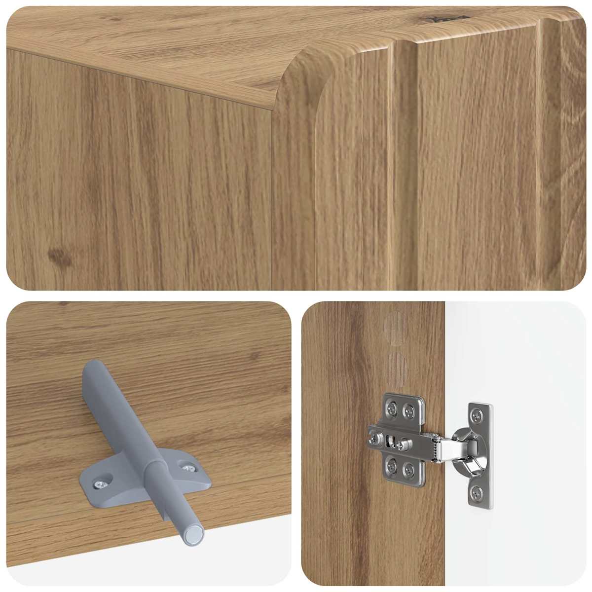 Toilet Skab ZWOLLE 66 x 25,5 x 190 cm - Billede 8