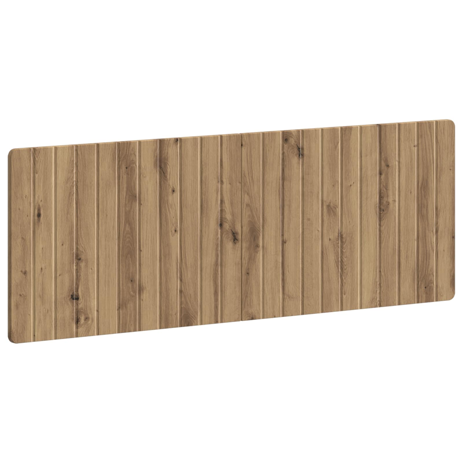 Wandgemonteerd Hoofdeinde ZWOLLE Artisanaal eiken Bewerkt hout – afbeelding 1