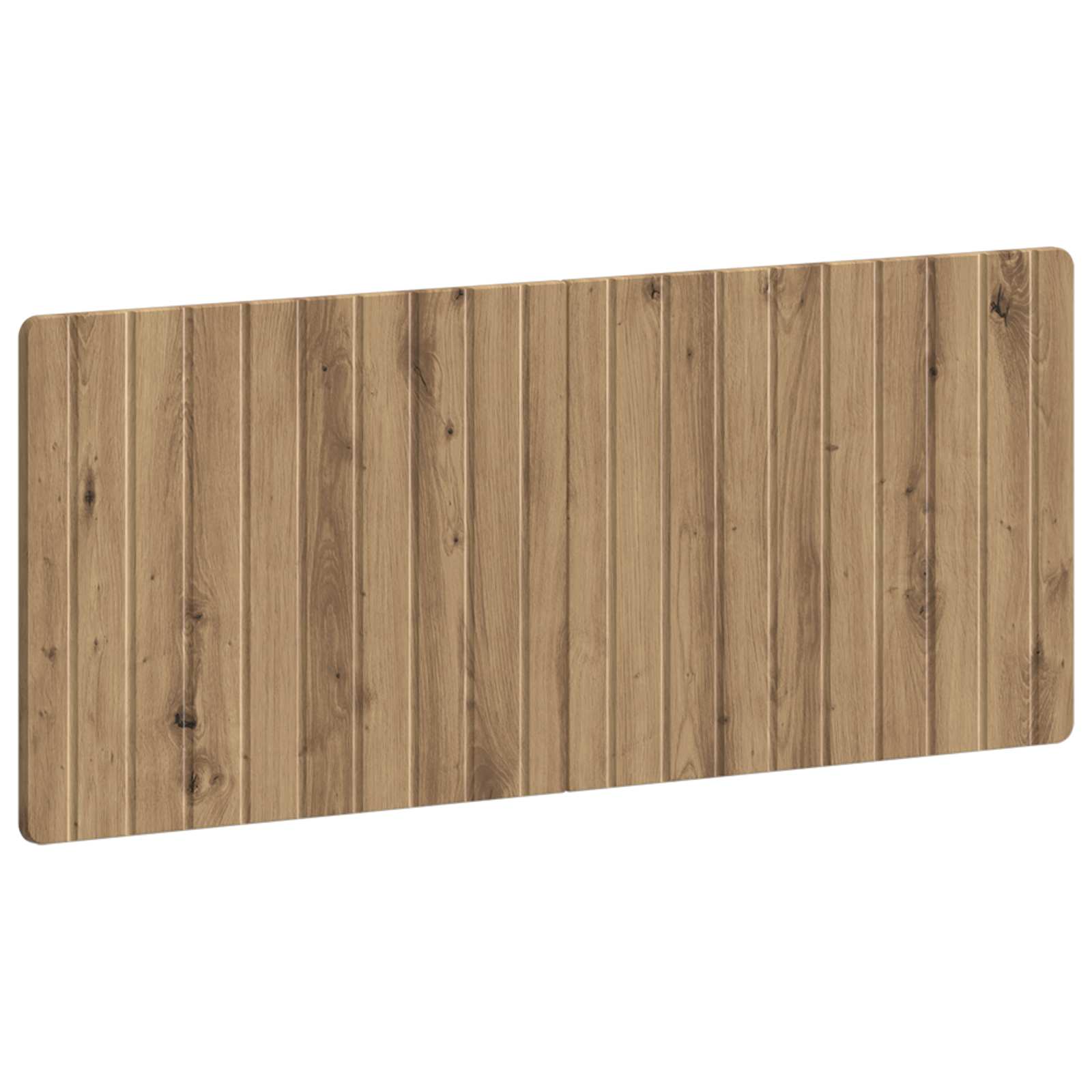 Wandgemonteerd Hoofdeinde ZWOLLE Artisanaal eiken Bewerkt hout – afbeelding 1