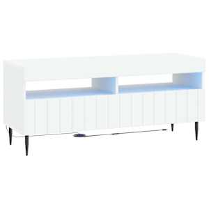 vidaXL LED TV kapp ZWOLLE 100 x 35 x 43 cm Valge Tehispuit